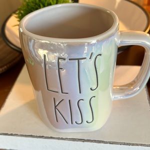 Rae Dunn “Let’s Kiss” Mug - Iridescent